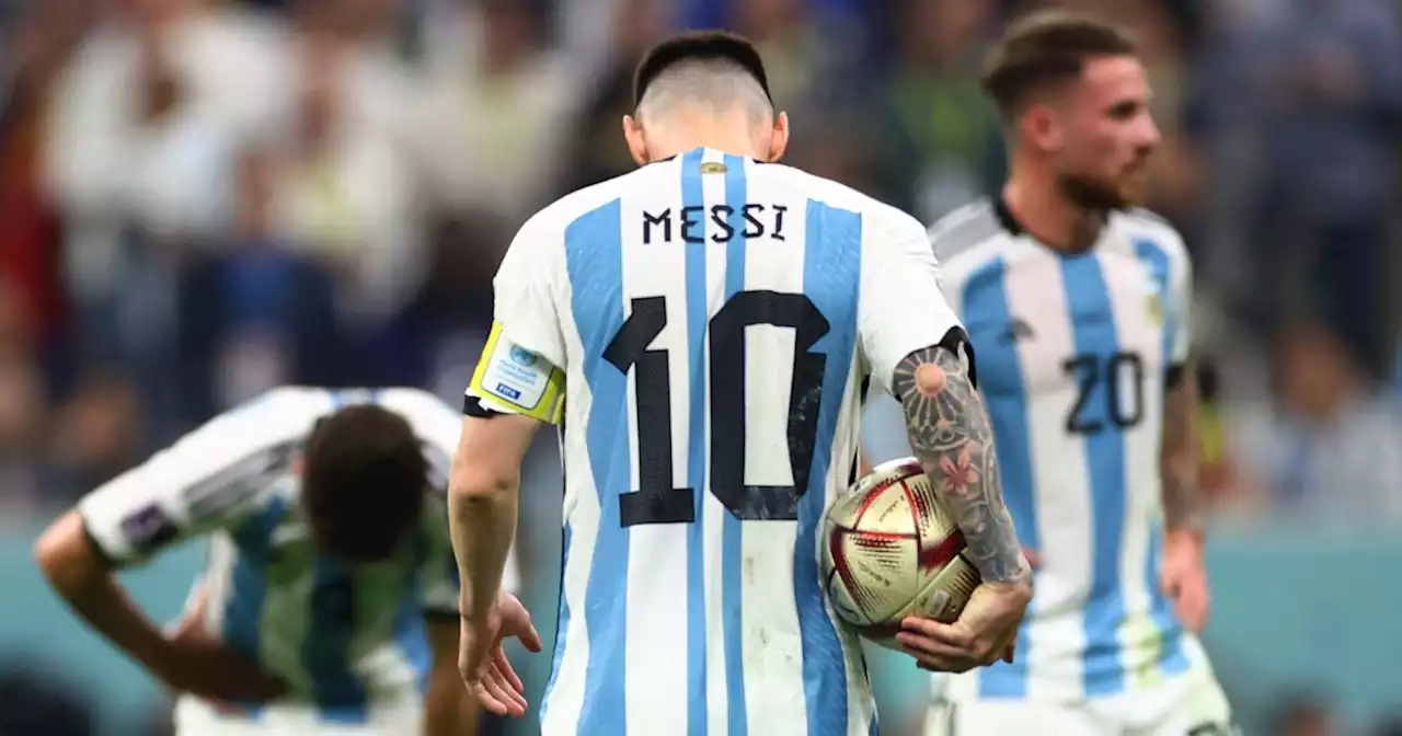 Desabasto de playeras de Argentina con nombre de Messi