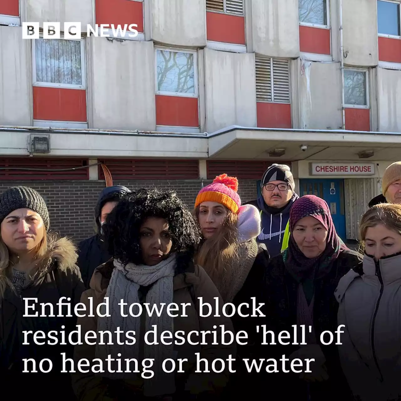 Enfield tower block residents describe 'hell' of no heating or hot water