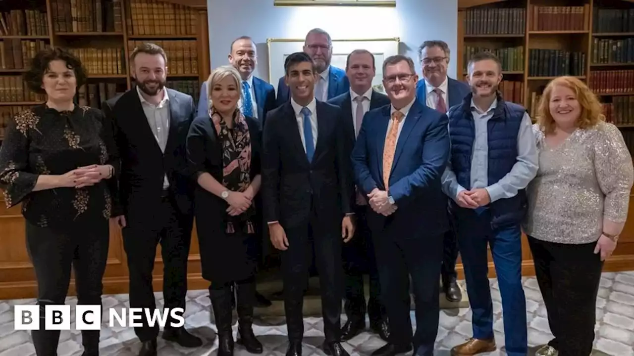 Rishi Sunak meets Stormont parties on first NI visit