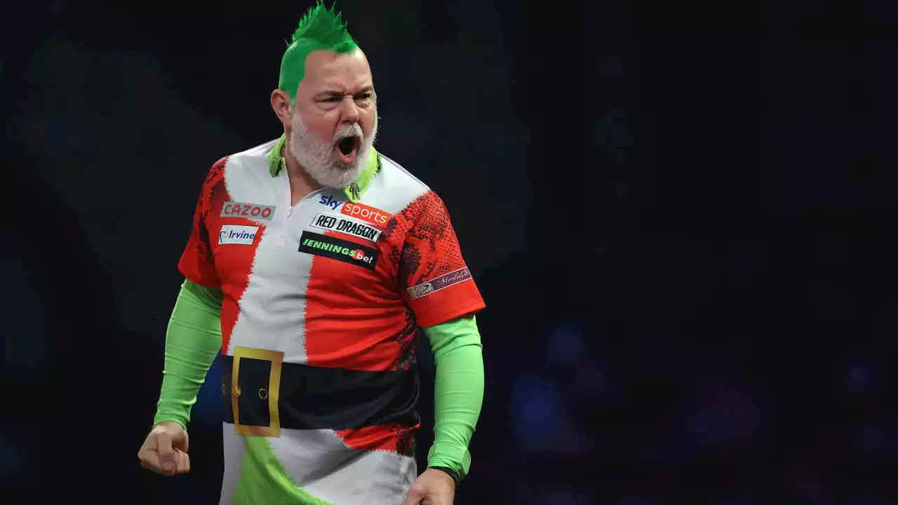 Darts WM 2023: Weltmeister Peter Wright liefert ab – als Grinch!