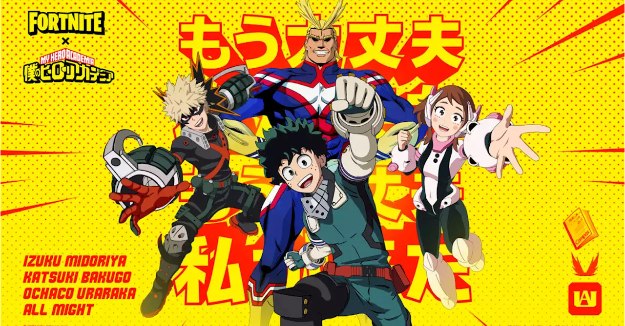 My Hero Academia Characters Arrive In Fortnite