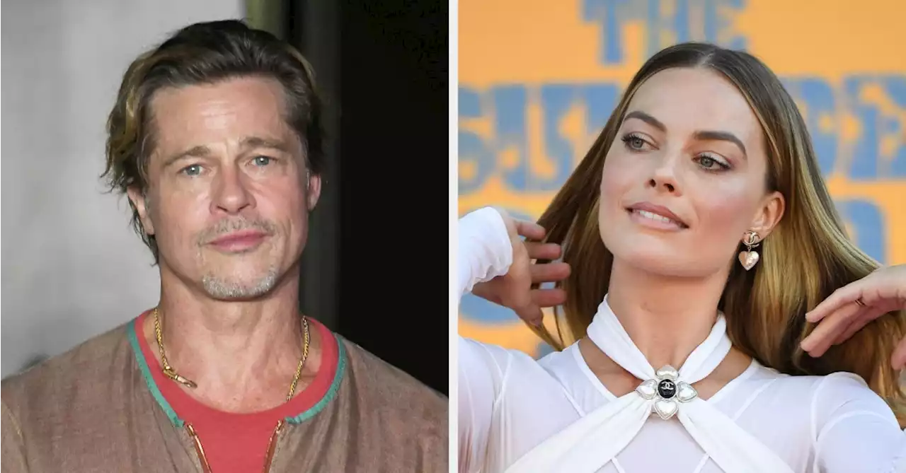 Brad Defended Margot After She Was Dragged For Sneaking An Unscripted Kiss With Him Into “Babylon”