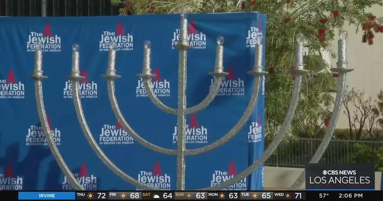 The Grand Park menorah is part of the national Shine a Light campaign