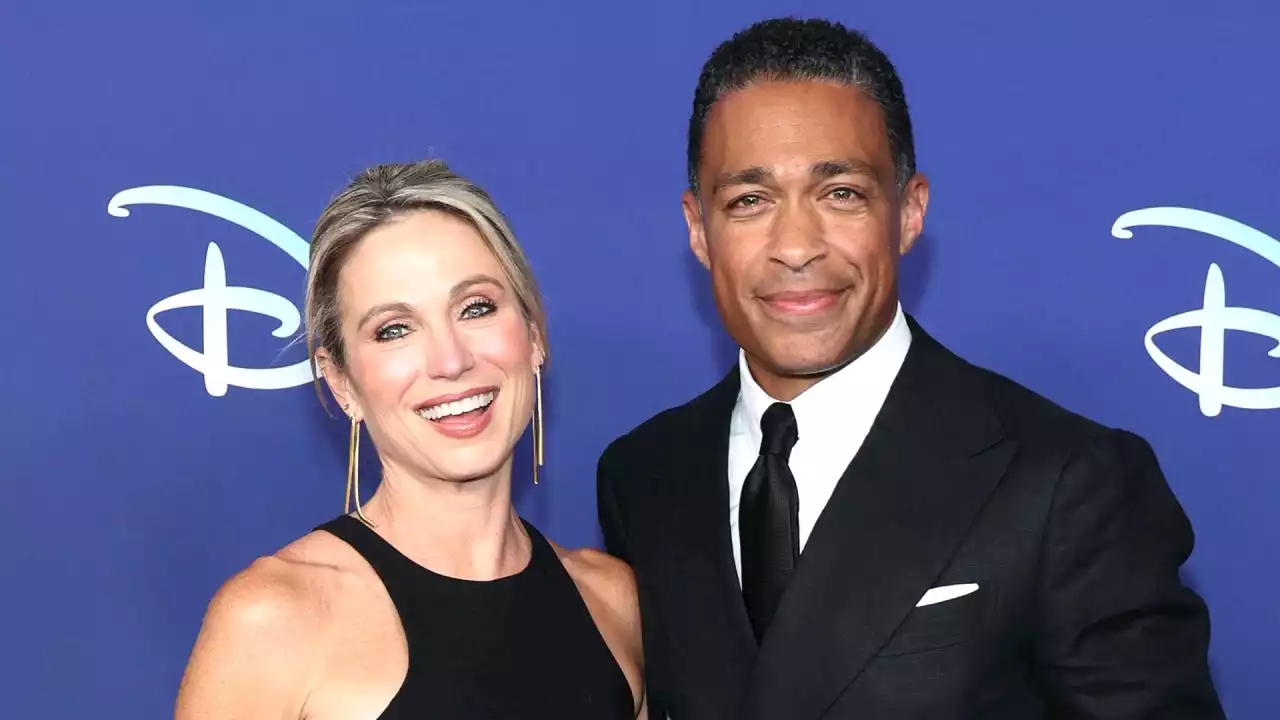 Amy Robach and T.J. Holmes Spotted Arm in Arm After Romance Revealed