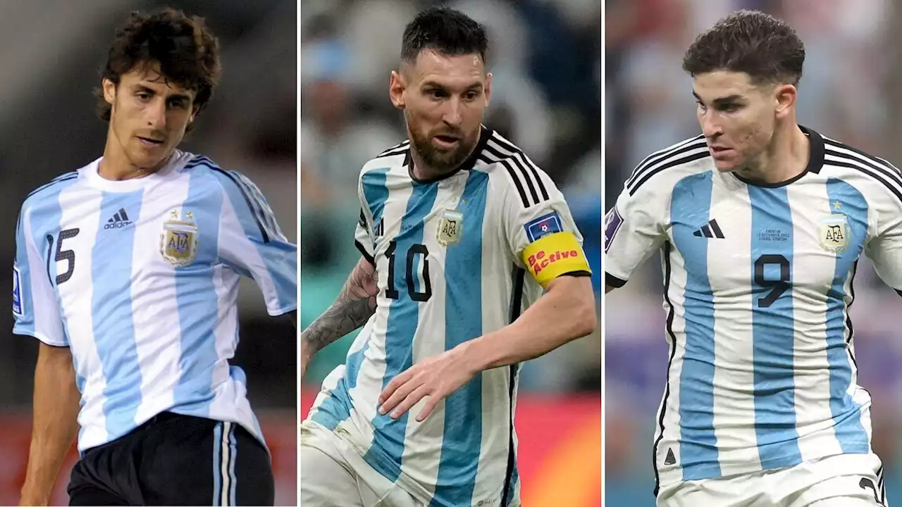 Aimar-Messi-Álvarez, en Argentina: la magia y los ídolos se citan en la final