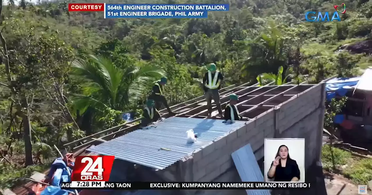 Quezon residents rebuild homes after Karding thanks to construction materials from Kapuso Foundation