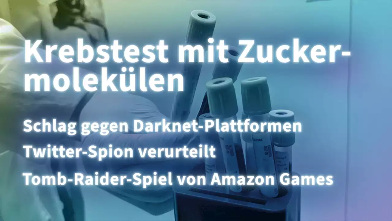 Kurz informiert: Darknet-Plattformen, Krebstest, Twitter-Spion, Tomb Raider