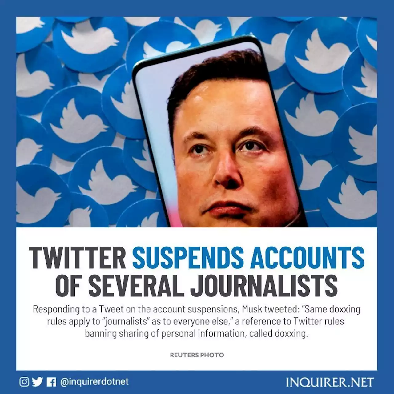 Twitter suspends accounts of several journalists