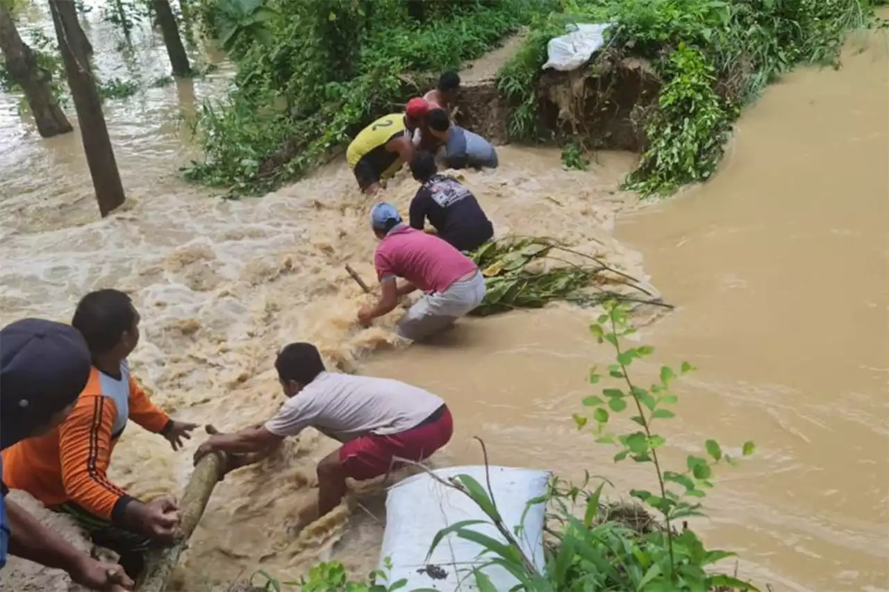 Tanggul Sungai Kaliombo Pati Jebol, Banjir Terjang Ratusan Rumah