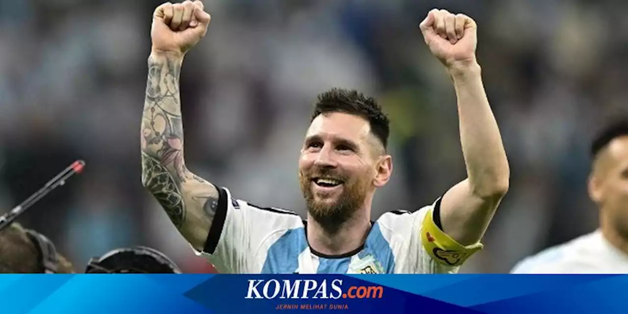 Final Piala Dunia 2022: Messi Absen Latihan Argentina, Aguero Jadi 'Pengganti'