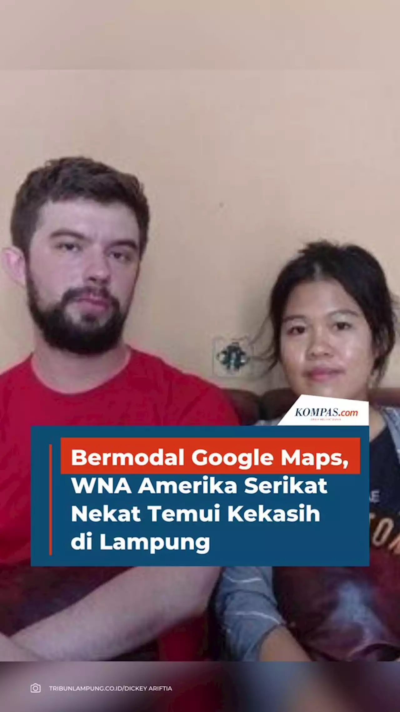 Bermodal Google Maps, WNA Asal Amerika Serikat Ini Nekat Temui Kekasihnya di Tanggamus Lampung