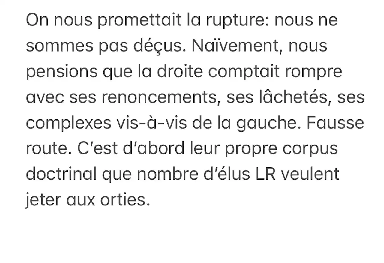 L’éditorial du Figaro: «Droite contre son camp»