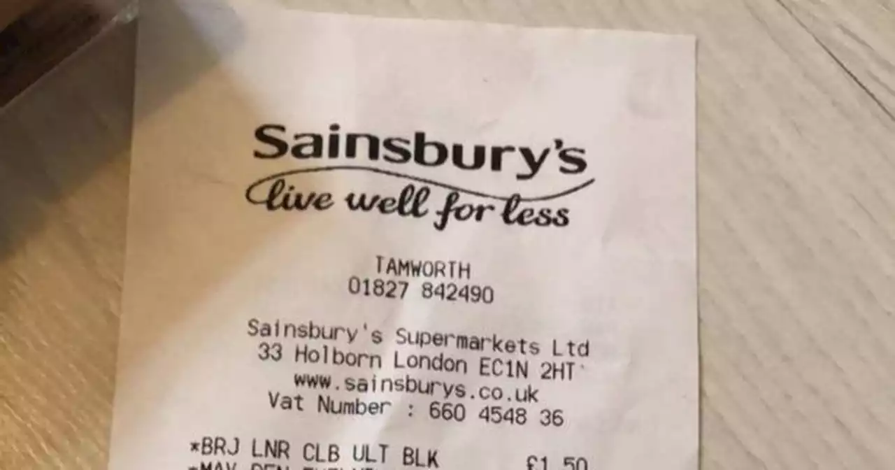 'Appalled' Sainsbury's shoppers banned from leaving store without a receipt