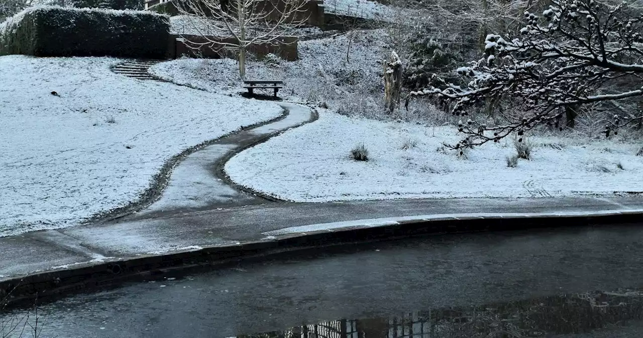 GMP warning as person spotted ice skating on frozen pond after Solihull tragedy