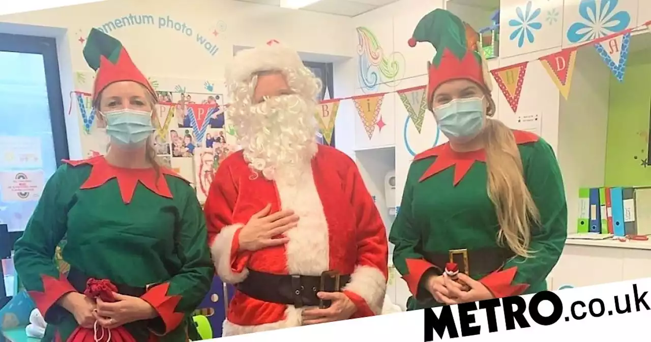 I spend Christmas dressed up as Santa on a kids' hospital ward