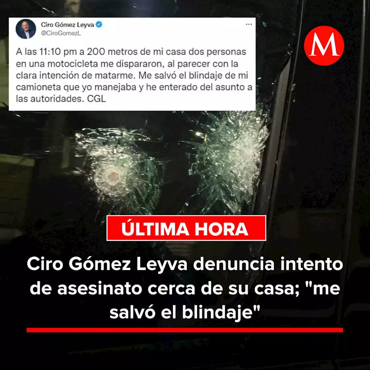 Ciro Gómez Leyva denuncia ataque armado dos cerca de su casa