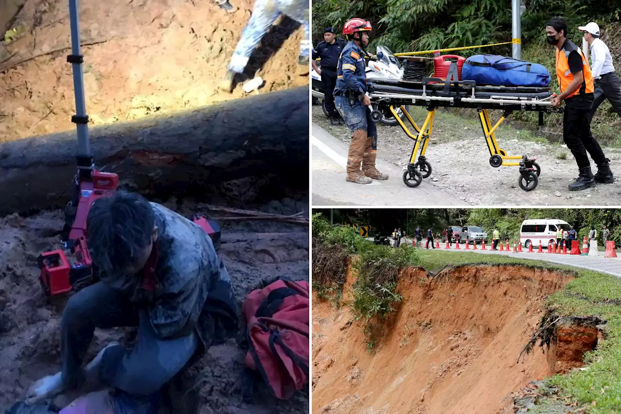 Landslide at Malaysia campground leaves 16 dead, 17 missing