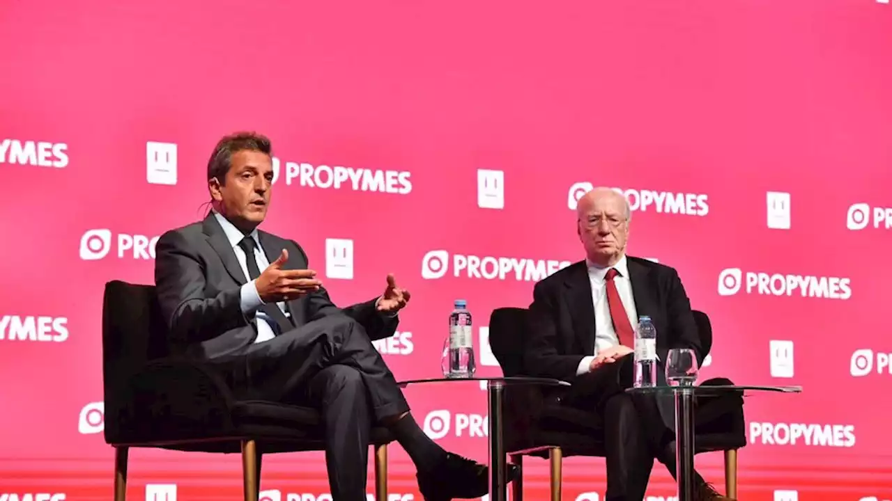 Massa promete dólares y crecimiento | Sergio Massa y Paolo Rocca juntos en Propymes 2022