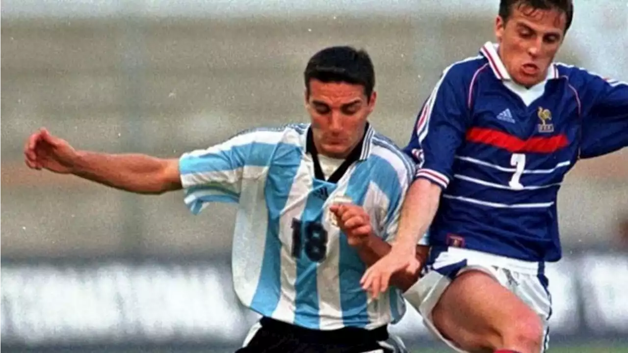 Scaloni ya derrotó a Francia en una final con la Selección Argentina