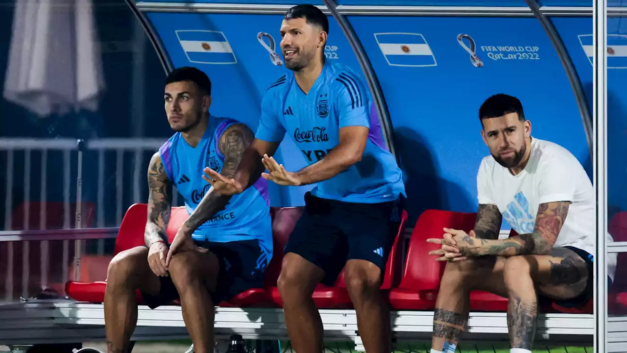 France-Argentine: le boulet de canon d'Agüero à l'entraînement