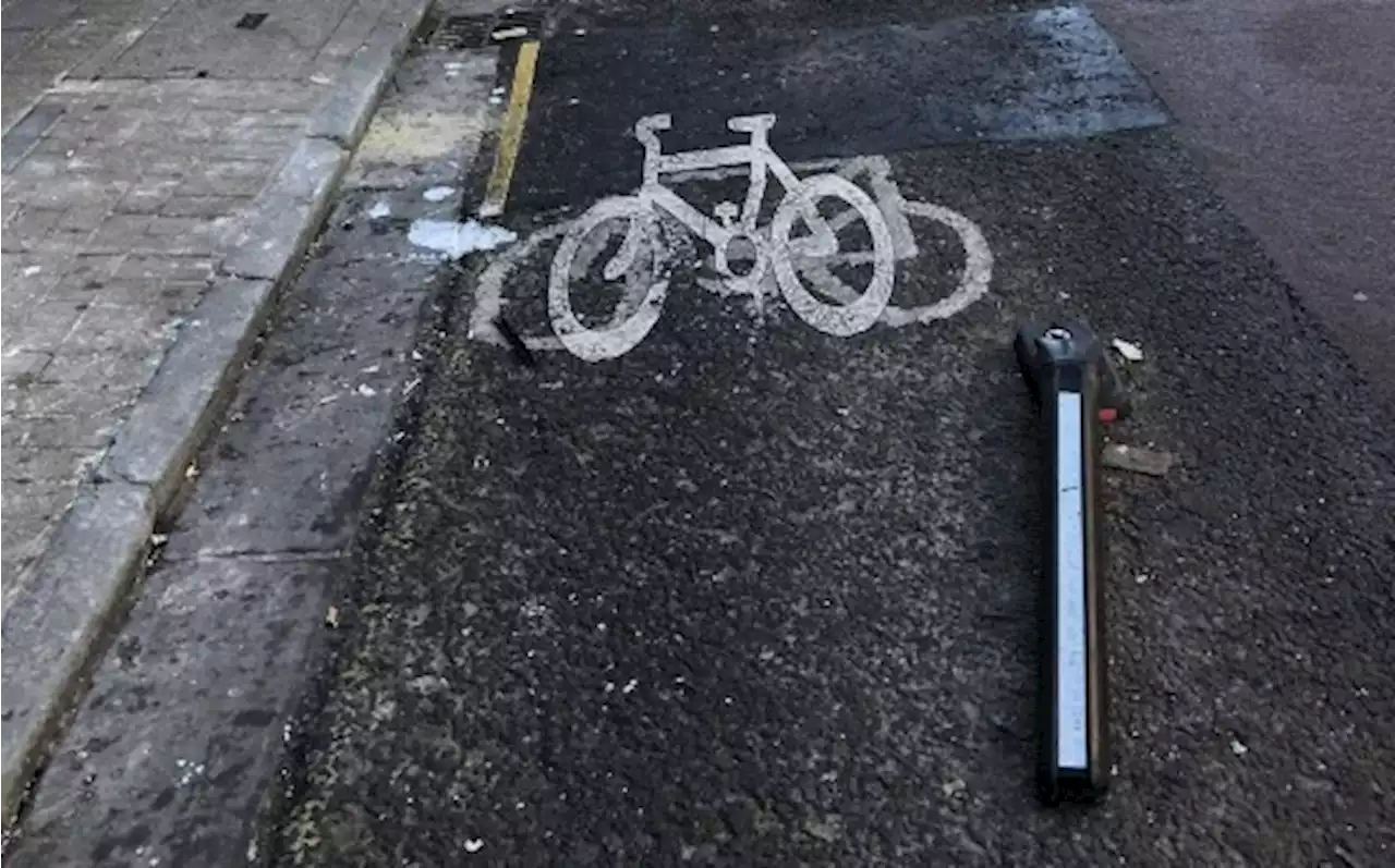 “It’s like the aftermath of a Harry Potter battle – broken wands everywhere”: Drivers versus cycle lane ‘protection’; “Scotland leading the way on active travel,” says Cycling UK; Lance v Vino, the rematch; New kit day; Bling bikes + more on the live blog