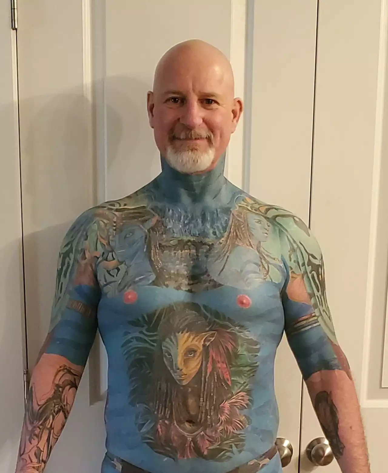 'Avatar: The Way of Water' Is Here and the Tattooed 'Avatar Man' Is Over the Moon