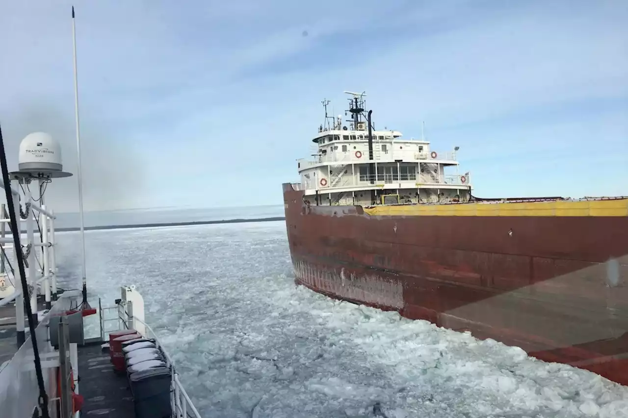 Icebreaking operations set to begin in western Great Lakes