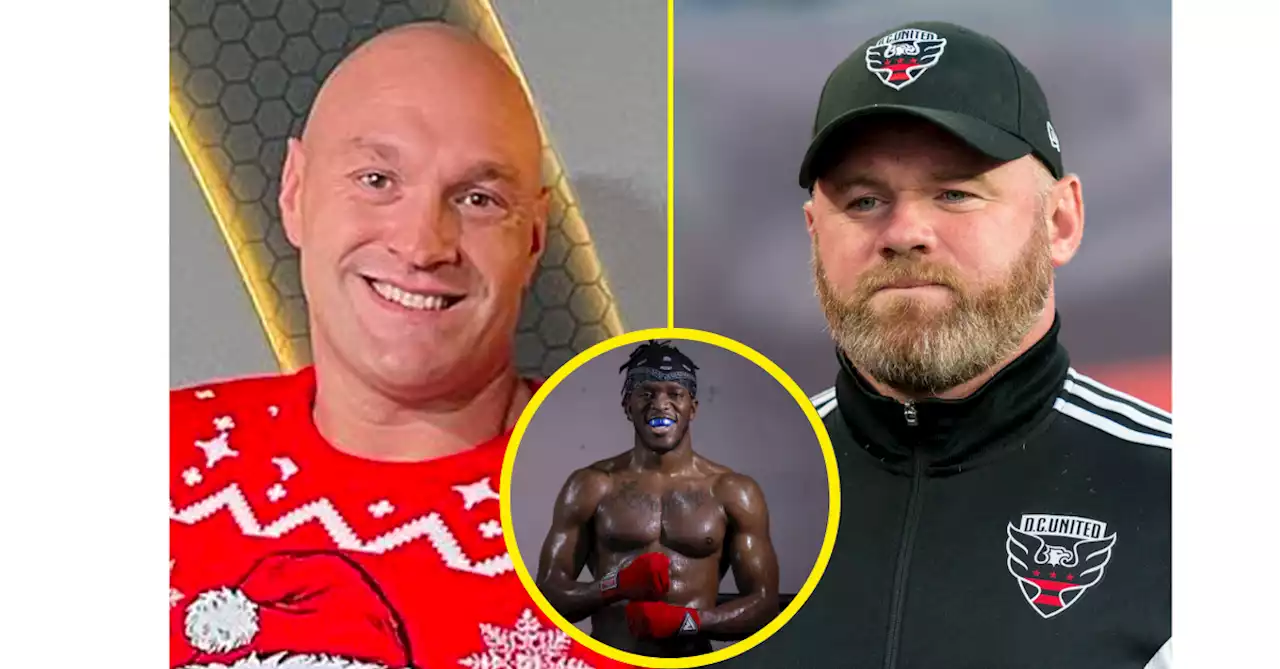 KSI reveals Rooney asked him to fight, as footballer also plans to spar Fury