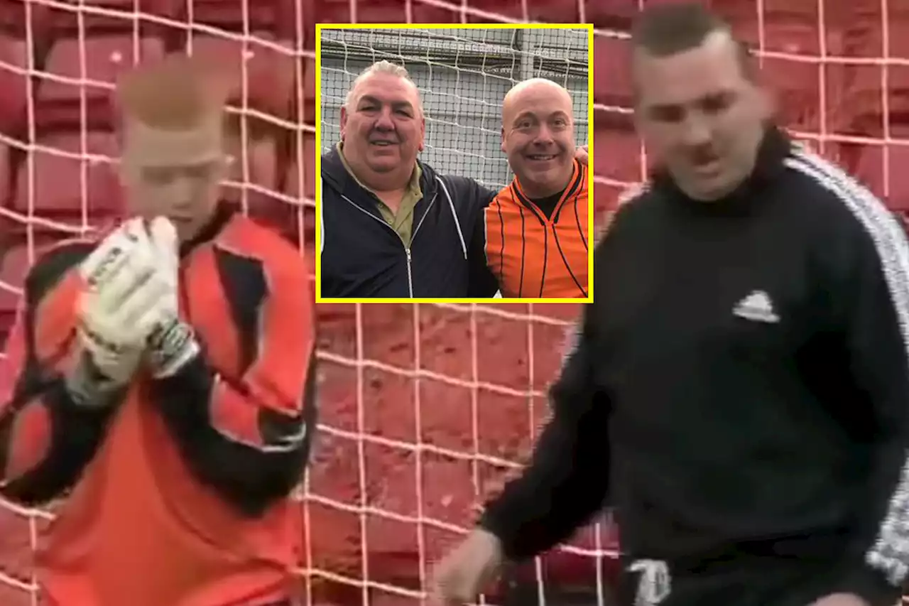 'Well done, he's 36' - Southall reunites with goalkeeper from infamous Owen video