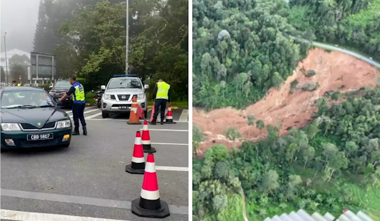 JKR Closes Batang Kali - Genting Road, Public Told Not To Fly Drones Over Landslide Area | TRP