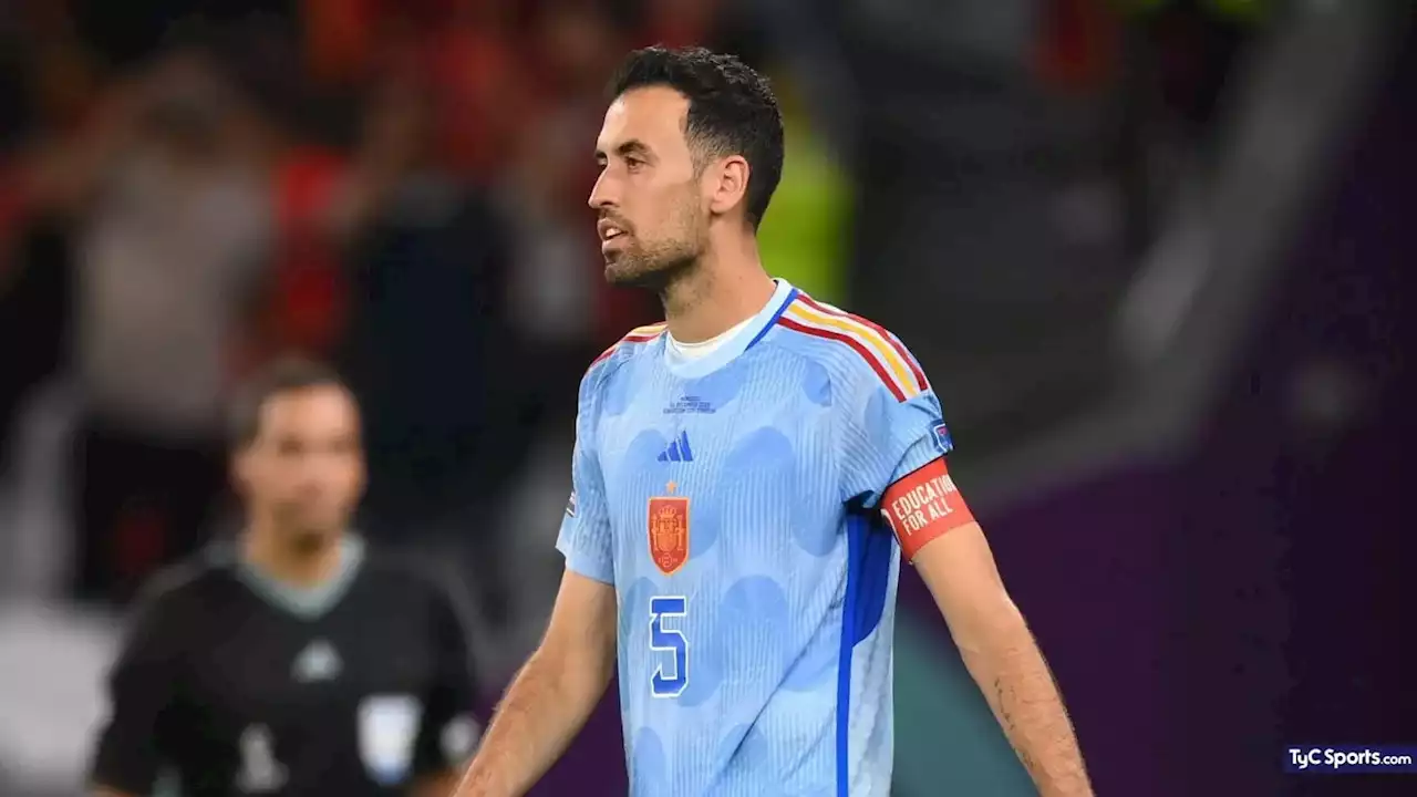 La drástica decisión de Sergio Busquets tras el fracaso de España en el Mundial - TyC Sports