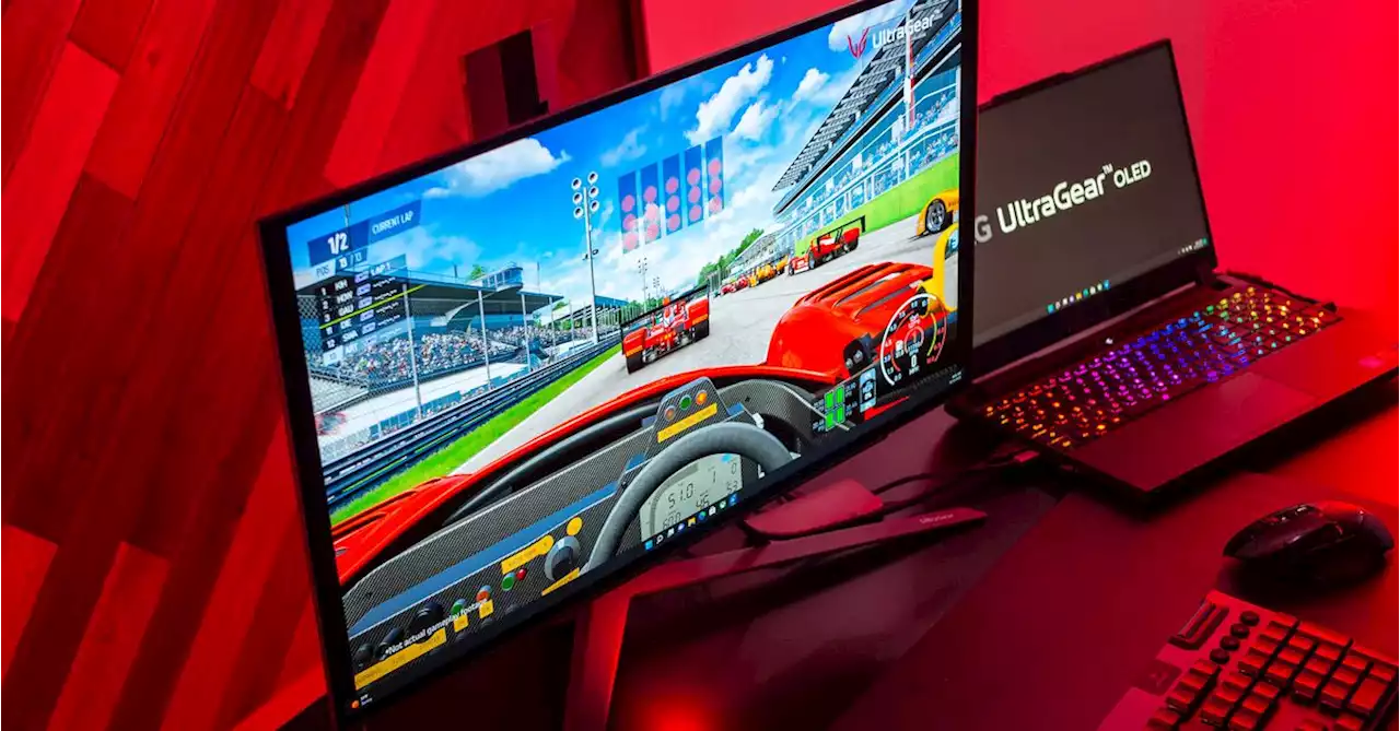 LG’s UltraGear OLED gaming monitors look as good in person as I hoped