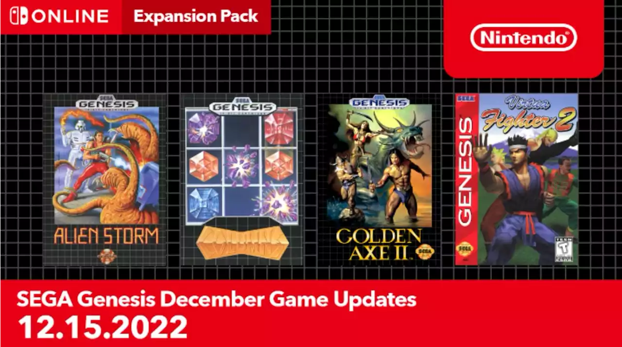 Nintendo Switch Online adds Golden Axe II, Virtua Fighter 2, Alien Storm and Columns | VGC