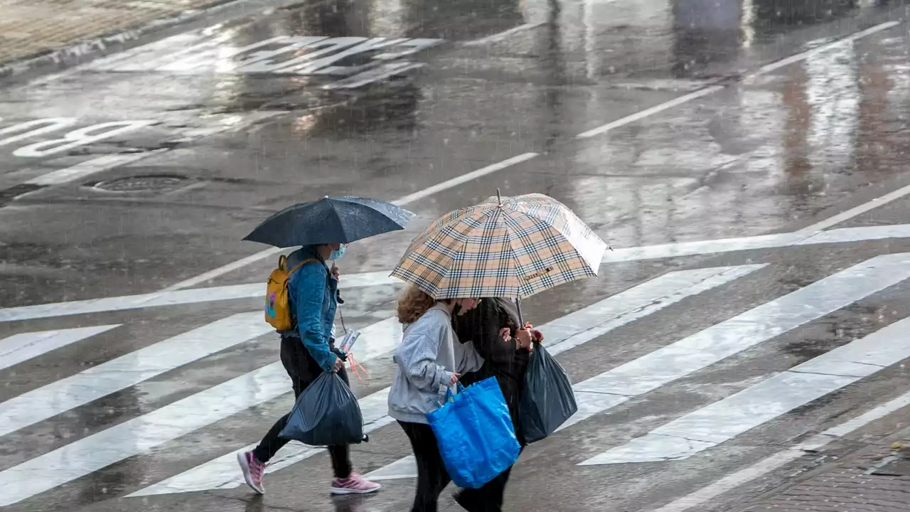 Las precipitaciones débiles y dispersas protagonizan el tiempo en amplias zonas del país