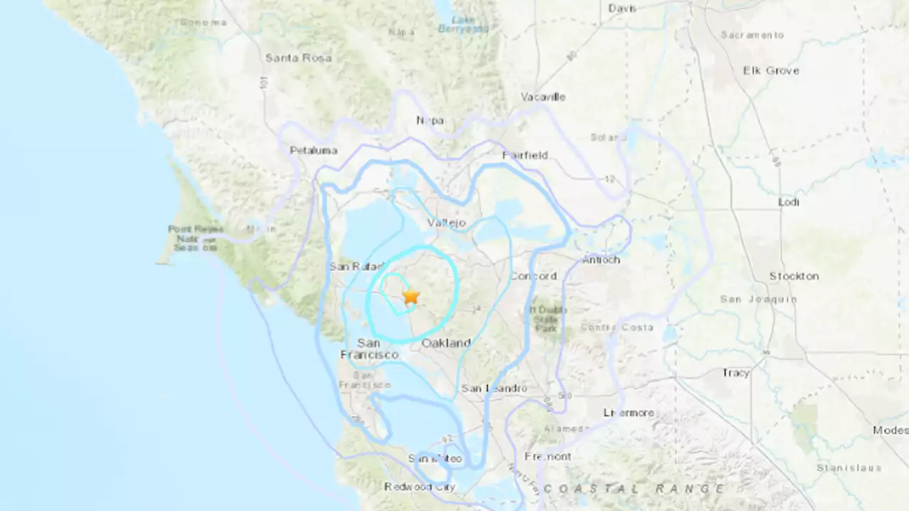 Preliminary 3.6 magnitude earthquake strikes near El Cerrito, USGS says