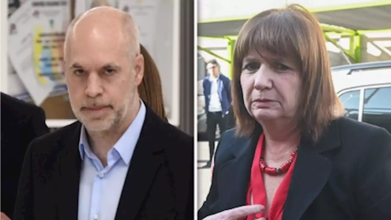 Bullrich apuntó contra Larreta: 'Más que decirlas, las cosas hay que hacerlas'