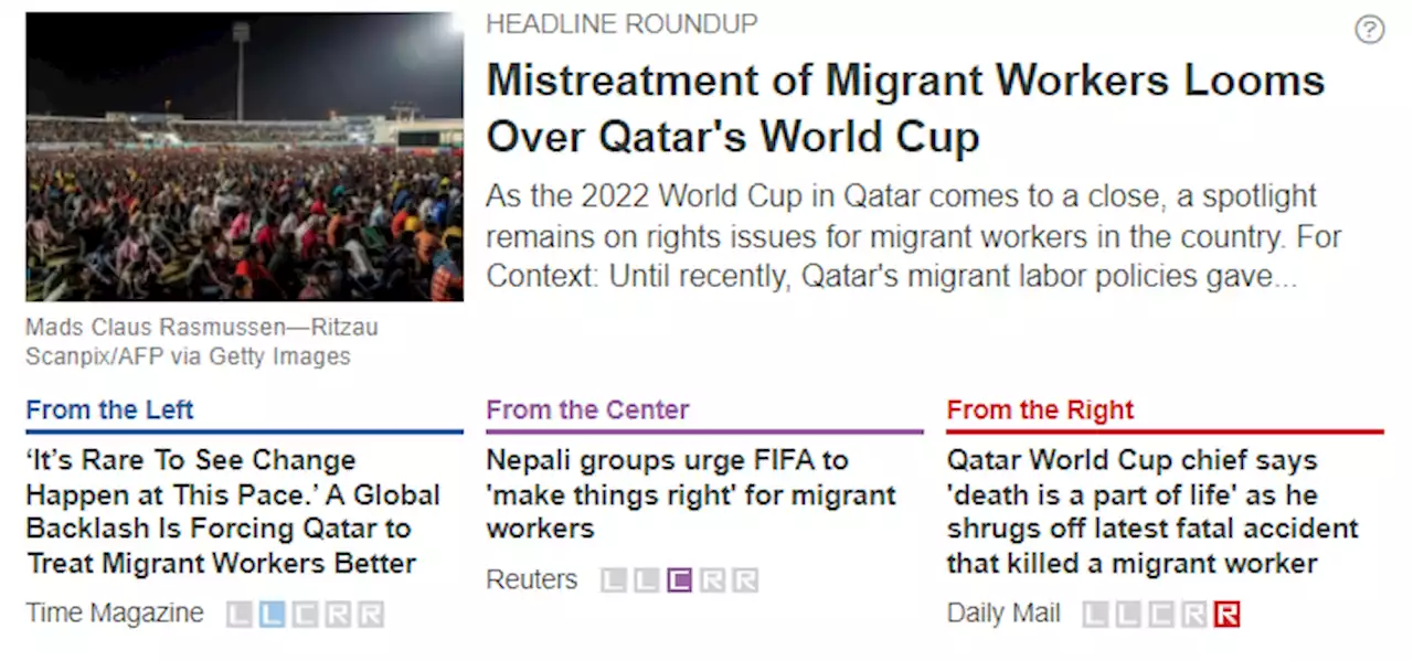 Mistreatment of Migrant Workers Looms Over Qatar's World Cup