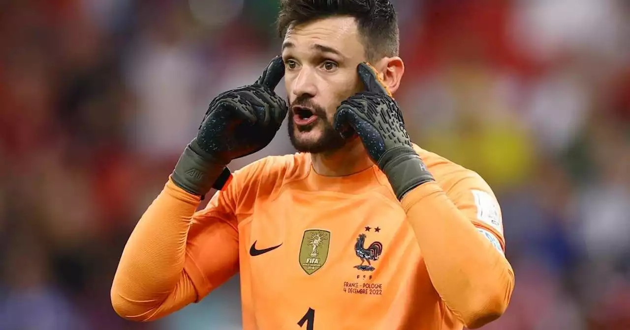 Hugo Lloris hace a un lado la figura de Lionel Messi previo a la Final