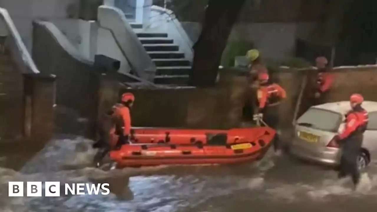 Homes flooded after north London water mains burst