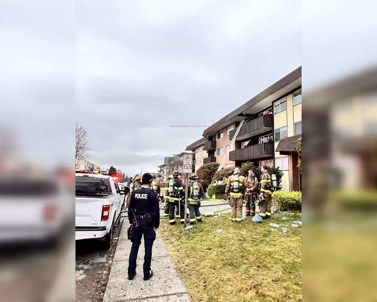 North Van families remain out of homes over Christmas following apartment building fire