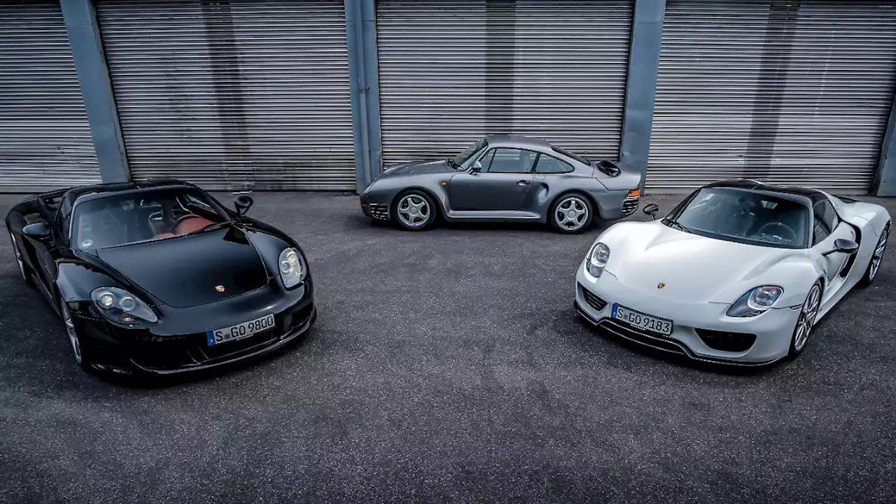 Ausfahrt mit Porsche 959, Carrera GT und 918 Spyder