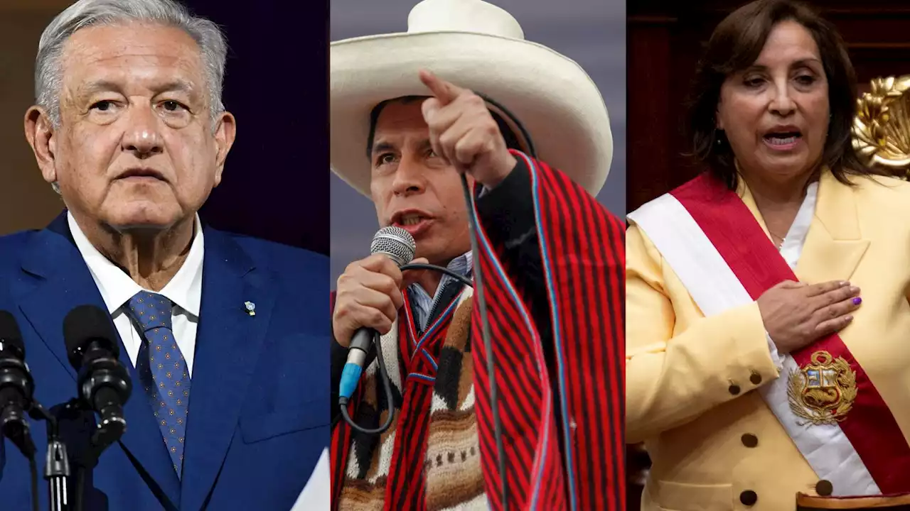 México y Crisis en Perú: AMLO no reconoce a Boluarte y defiende a Pedro Castillo