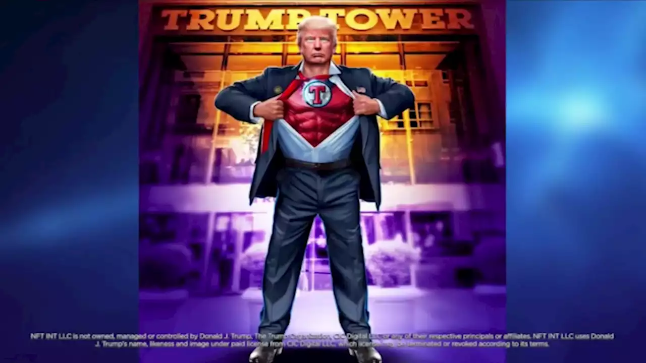 Donald Trump's NFT superhero trading cards timed the market all wrong | CNN Business