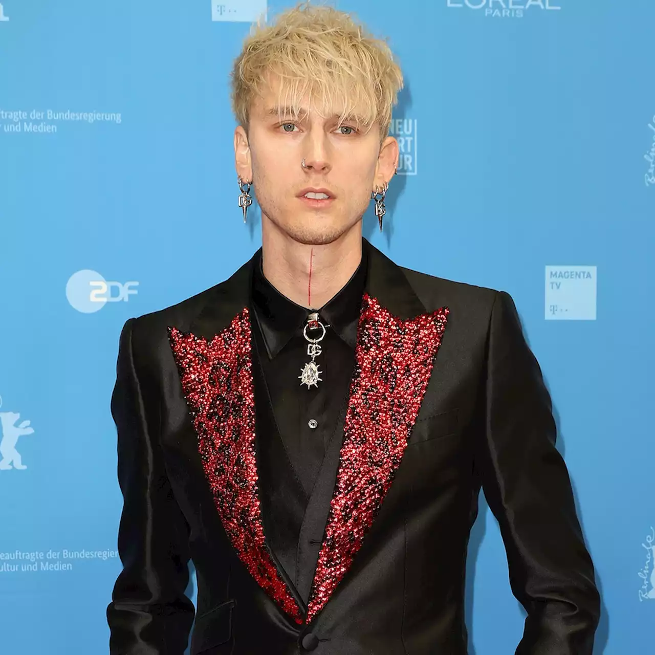 Machine Gun Kelly Shares Video of Leeches Squirming Over His Belly Button - E! Online