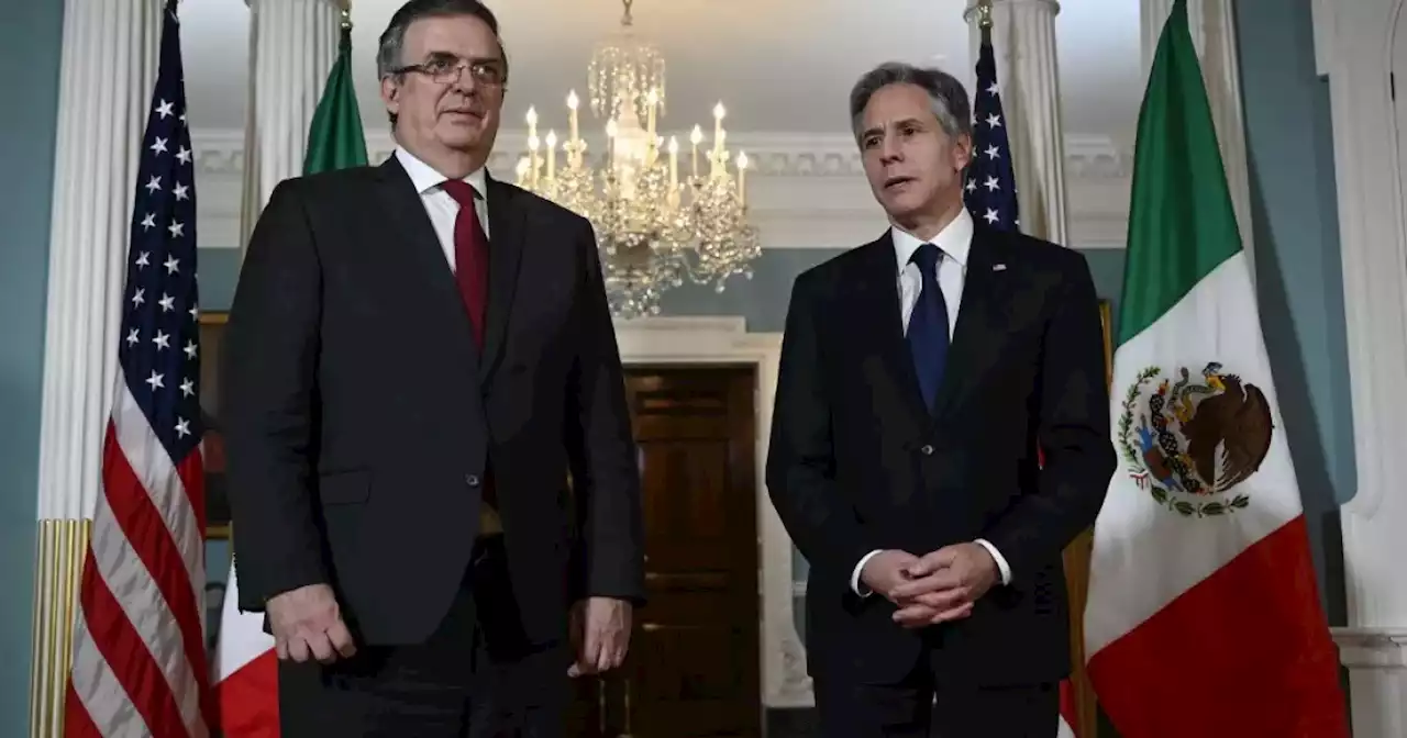 Ebrard y Blinken preparan visita de Biden a México para enero de 2023