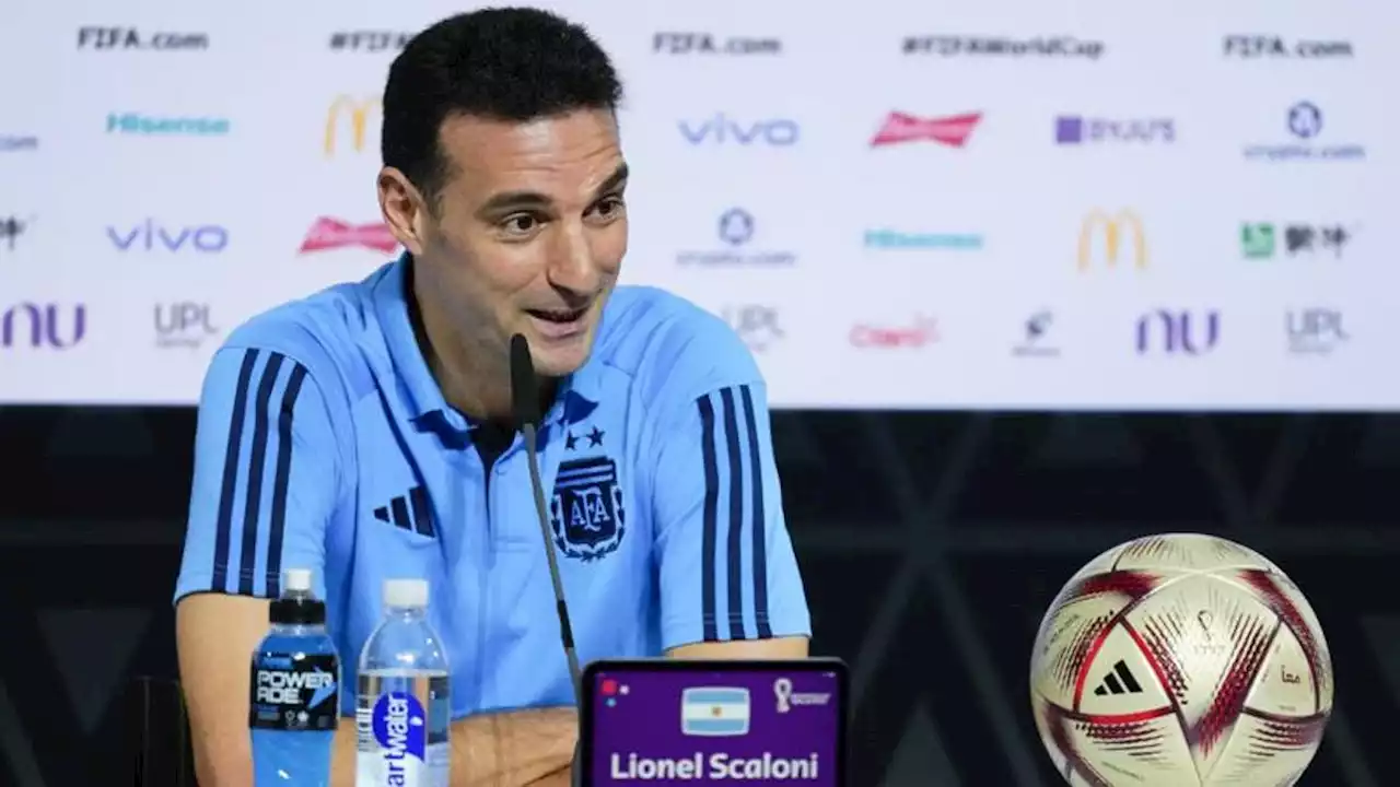 Scaloni: 'Non sarà Messi contro Mbappé, possono deciderla anche gli altri'