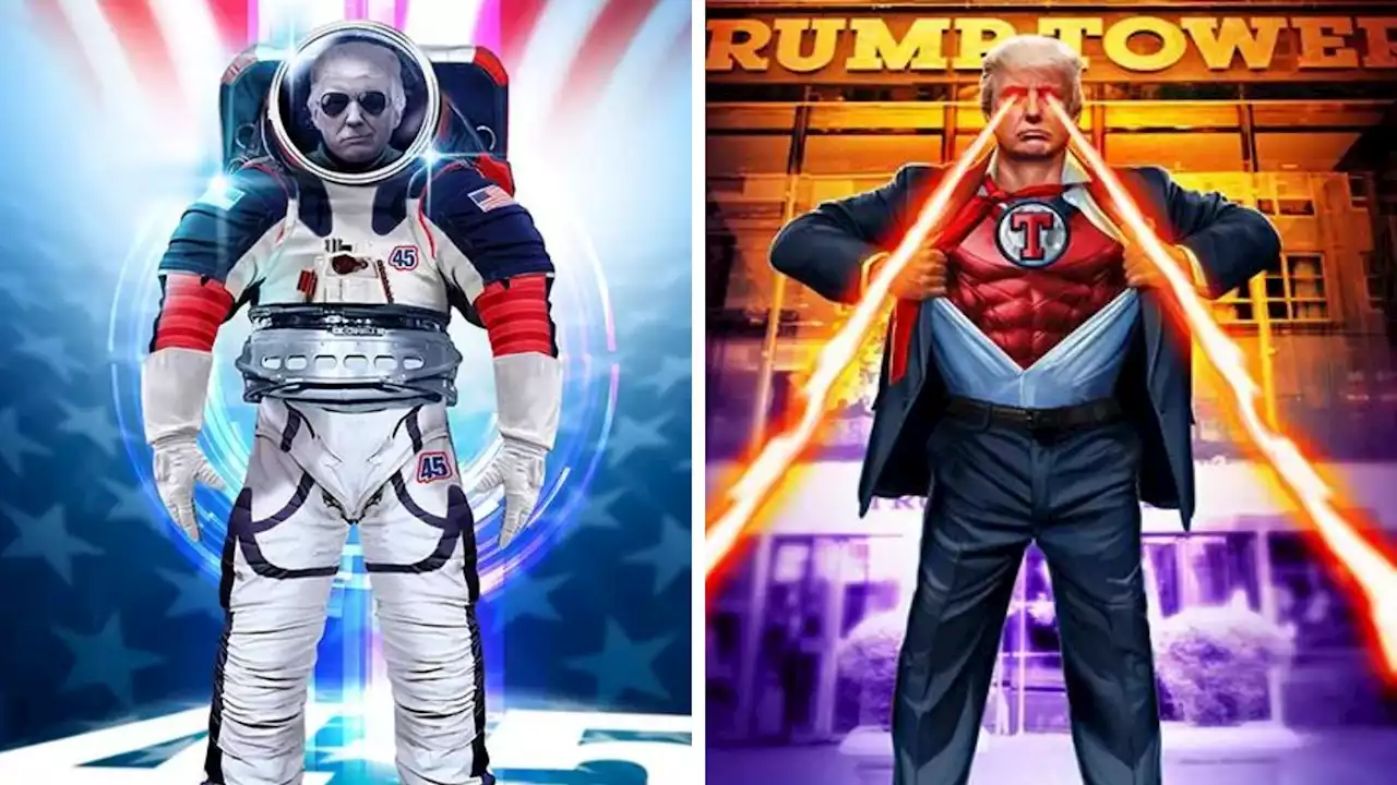 Donald Trump endorses self-promotional superhero NFT cards, sells them all in a day