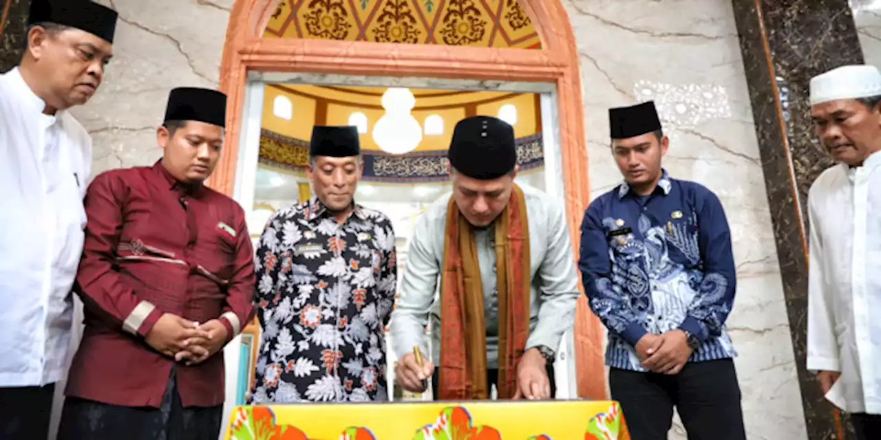 Resmikan Masjid Al Muhajirin Kisaran, Wagubsu: Membangun Masjid Butuh Pengorbanan