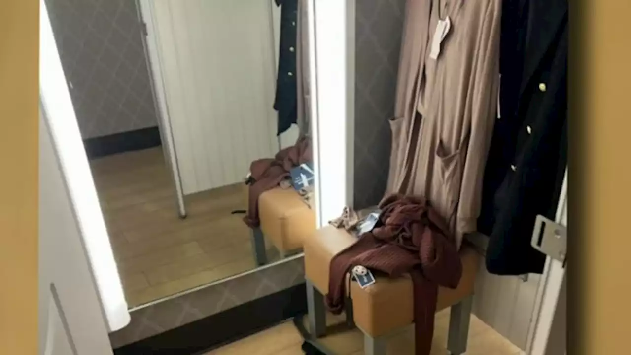 Houston woman claims man tries to record her in dressing room at Galleria-area department store