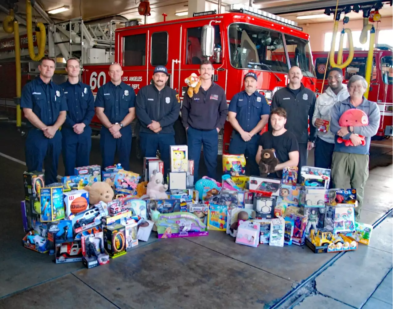 North Hollywood TV production company donates thousands in toys to Spark of Love drive